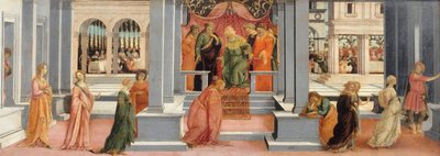 Esther gekozen door Assuerus door Filippino Lippi